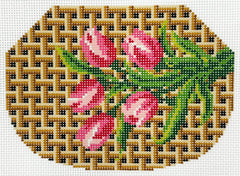 Jeni Sandberg JS-327A Kiss Lock Bag: Tulips