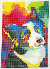 Spellbound Stitchery SBS165 Lambert Art Border Collie