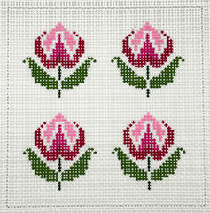 Patricia Sone IN-014 Four Pink Roses