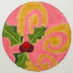 Raymond Crawford HO2405 Pink Holly Round