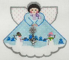Painted Pony 996GM Snowman Angel