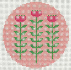 Nash & Daughters ND-161 Pink Block Print Flowers