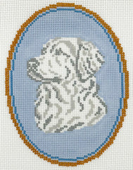 Atlantic Blue Canvas RS-208 Golden Retriever Cameo