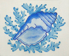 Kate Dickerson PL-383 Blue Conch and Coral