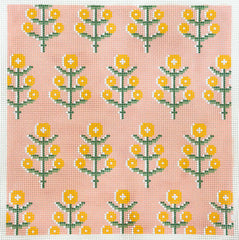 The Painted Stitch PS-45 Pink/Orange Block Print