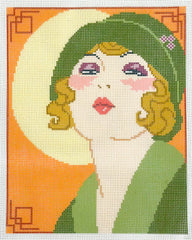 Tilli Tomas MM-SP005 Green Flapper Portrait
