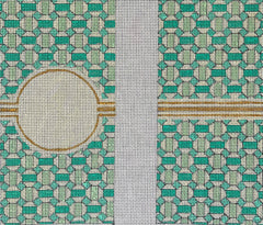 TRUNK SHOW: Colors of Praise EY255 Turquoise Monogram Eyeglass Case