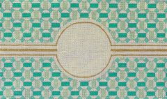 TRUNK SHOW: Colors of Praise CL048 Turquoise Monogram Clutch