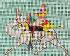 TRUNK SHOW: Colors of Praise AN525 Man Riding White Camel