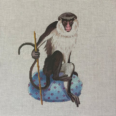 TRUNK SHOW: Colors of Praise AN495 Baboon on Cushion