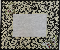 TRUNK SHOW: Colors of Praise PF162 Black & Cream with Butterfly