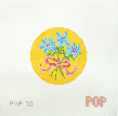 TRUNK SHOW: Pop! Needle Arts POP-70 Floral bouquet round - yellow