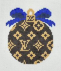 Skooter's Designs LV Ball Ornament