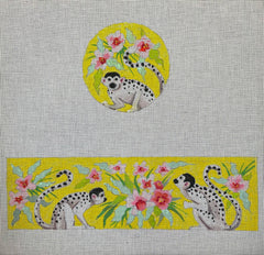 TRUNK SHOW: Colors of Praise TB104 Floral with Speckled Monkeys