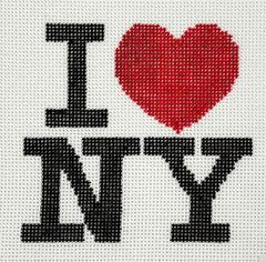 Judy Tasch Needlepoint #JT143 I Love NY