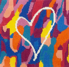 Judy Tasch Needlepoint #JT211 Colors of Love