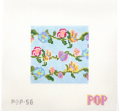 TRUNK SHOW: Pop! Needle Arts POP-56 Blue Vine Square