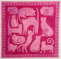 Patti Mann 86101 Pink Cats