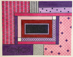 Patti Mann 7612 Pink/Purple Tallis Bag