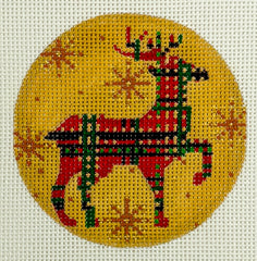 Alice Peterson X278 Plaid Reindeer