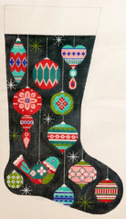 Alice Peterson 4340 Partridge Ornaments Stocking