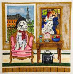 Alice Peterson GE-P393 French Poodle Painting