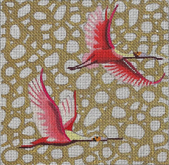 TRUNK SHOW: Colors of Praise IN661 Spoonbills On Gold