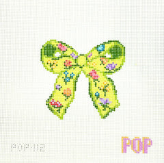 TRUNK SHOW: Pop! Needle Arts POP-112 Green Floral Bow