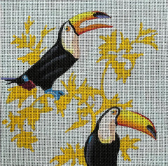 TRUNK SHOW: Colors of Praise IN663 Tucans On Blue