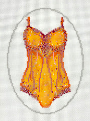 Atlantic Blue Canvas ABC-1009 Orange Lover Bodysuit