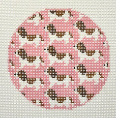 Mopsey Designs MD.GHN-18 Cavalier King Charles Round