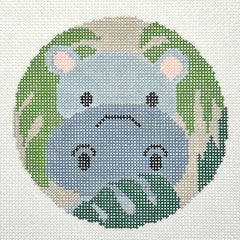 Laura Love Designs LL-ORN-16 Hippo Ornament