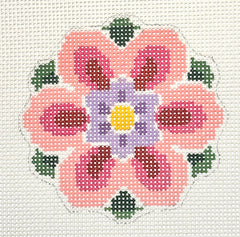 Laura Love Designs LL-IN-4B Pink Geometric Flower