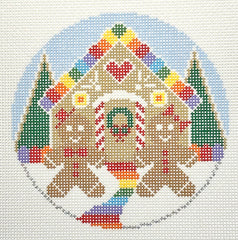 Doolittle Stitchery O142 Gingerbread Round