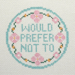 Doolittle Stitchery B672 Would Prefer Not To