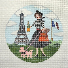 The Gingham Stitchery KDS90 Betty Loves Paris