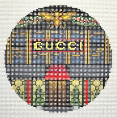 The Gingham Stitchery KDS106 Gucci Storefront Round