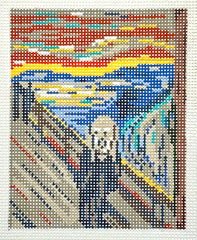 The Gingham Stitchery KW122 The Scream