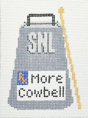 Susan Battle Needlepoint OTHX111 More Cowbell