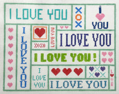 Doolittle Stitchery P126 I Love You