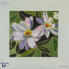 TRUNK SHOW: Blue Ridge Stitchery KMK7 Peony - Lavender