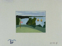 TRUNK SHOW: Blue Ridge Stitchery KMK8 Lakeside Golfing