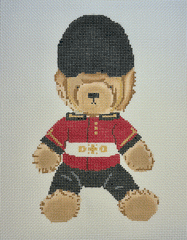 TRUNK SHOW: Blue Ridge Stitchery LON12a Teddy Guardsman (on 13 mesh)