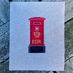 TRUNK SHOW: Blue Ridge Stitchery LON16 Elizabeth II Post Box