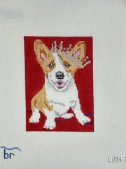 TRUNK SHOW: Blue Ridge Stitchery LON7 Corgi Queen