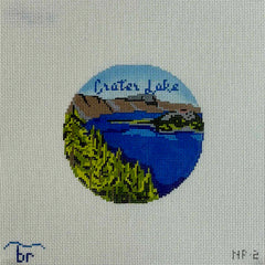 TRUNK SHOW: Blue Ridge Stitchery NP2 Crater Lake Oregon (National Park)