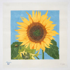 TRUNK SHOW: Blue Ridge Stitchery P22 Sunflower