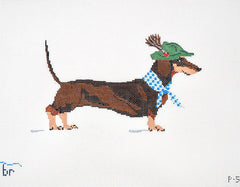 TRUNK SHOW: Blue Ridge Stitchery P5 Dackel (dachshund)