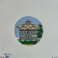 TRUNK SHOW: Blue Ridge Stitchery R20 Small Town Gazebo