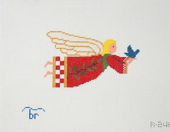 TRUNK SHOW: Blue Ridge Stitchery R24A Angel:  Peace Angel